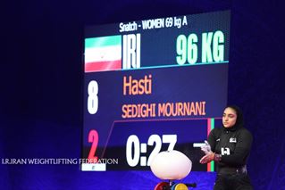 وزنه برداری قهرمانی آسیا؛ یک طلا و یک برنز برای دختران